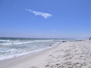 On the beach