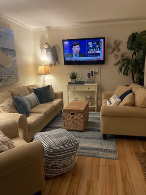 Smart-tv, dvd-afspiller, bøger
