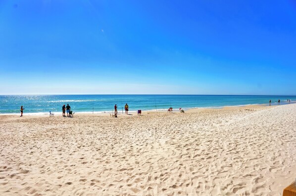 On the beach