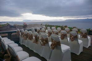 Blick von der Unterkunft