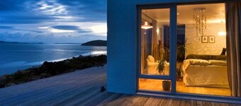 Luksuriøs, tilbaketrukket, prisbelønt Highland Eco-Lodge, panoramautsikt over boblebadet