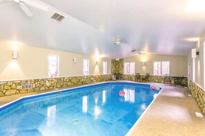 Indoor pool, a heated pool