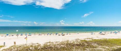 Accommodatie ligt op het strand
