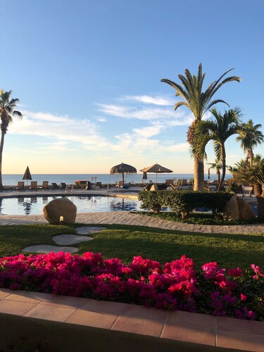 El Zalate: Ground floor, Beach Front condo, steps to the pool and beach