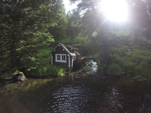 Chalet in forest sleeps 6 Cozy, Comfortable, Close to YNP