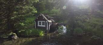 Chalet in forest sleeps 6 Cozy, Comfortable, Close to YNP