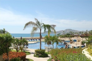 Outdoor pool, a heated pool - Magnificent Beach Front Mañanitas 2 Bedroom Condo w/Spectacular Views! (San Jose del Cabo)