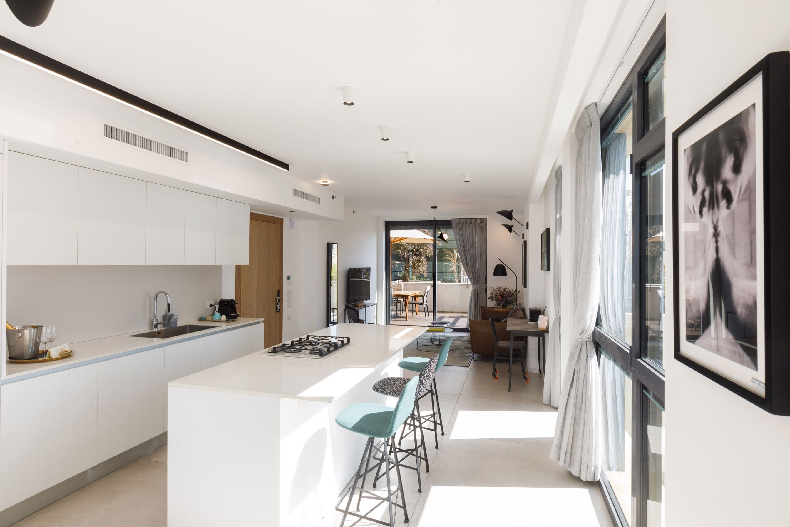 apartment, 1 bedroom, terrace | 1 bedroom, in-room safe, blackout curtains, soundproofing