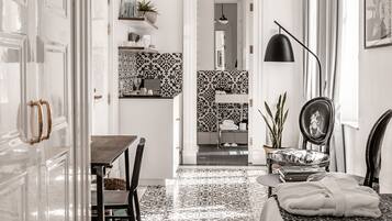 In-room safe, blackout curtains, soundproofing, iron/ironing board