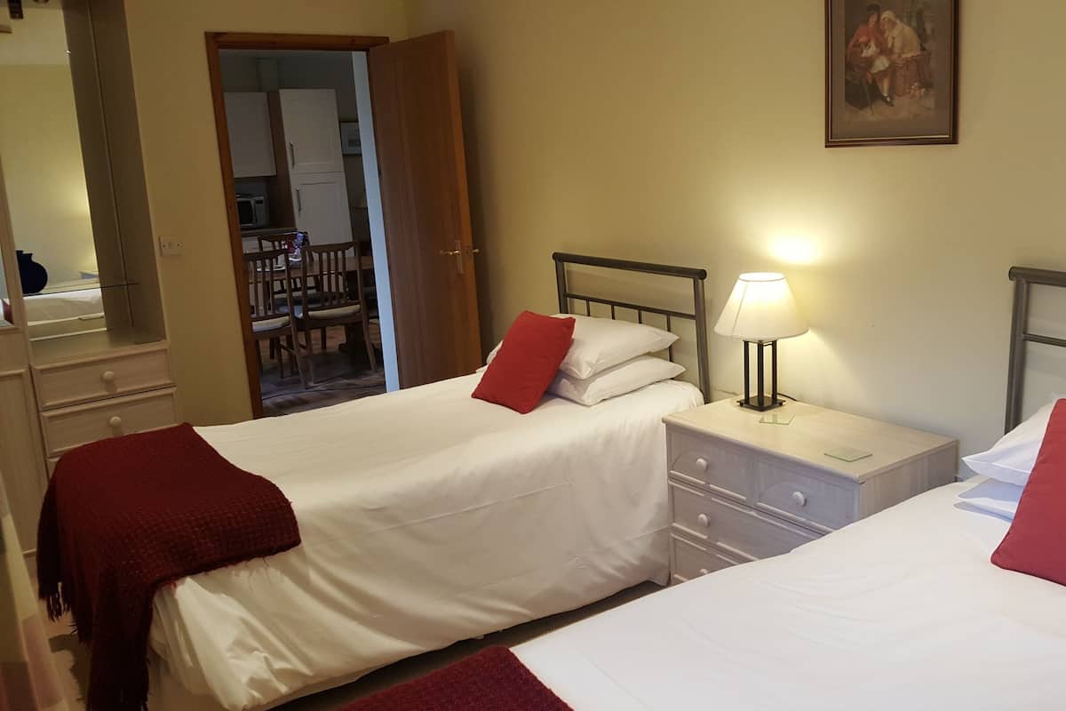 Iron/ironing board, free WiFi, bed sheets