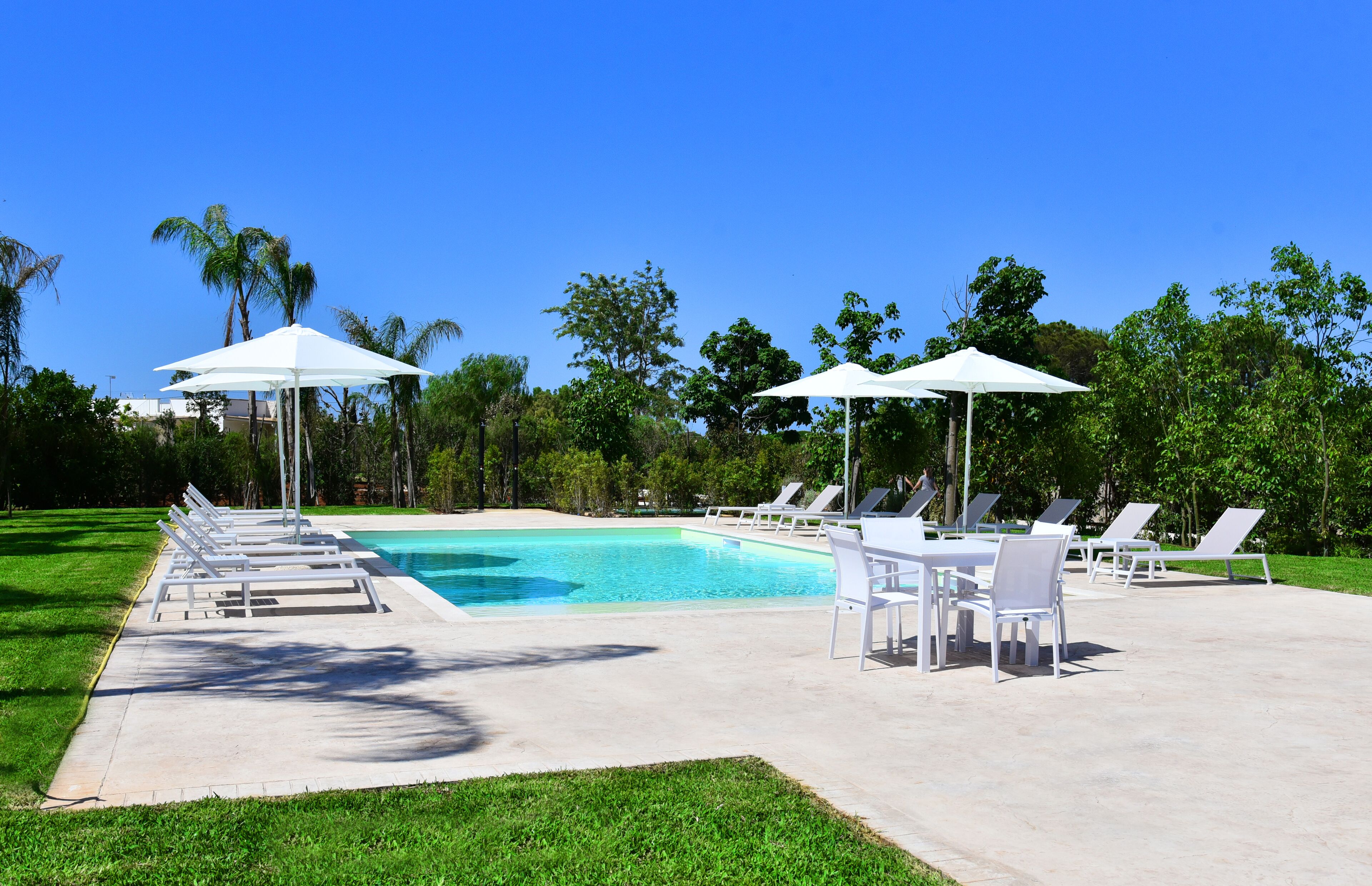 Seasonal outdoor pool
