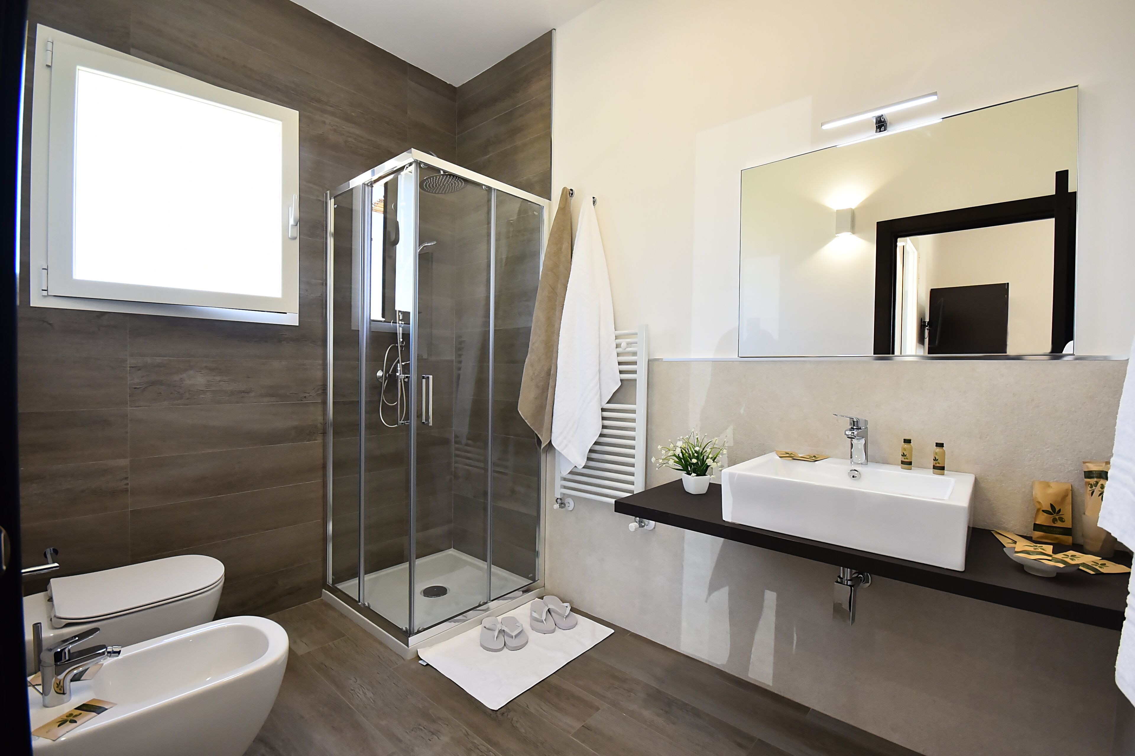 Camera doppia | Bagno | Doccia, bidet, asciugamani