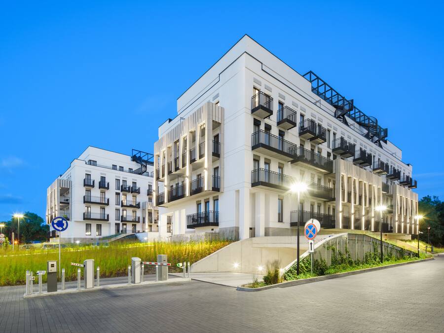 Front of property - evening/night