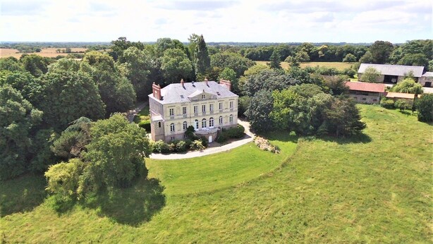 Aerial view - Le Plessis Grimaud (Saint Viaud)