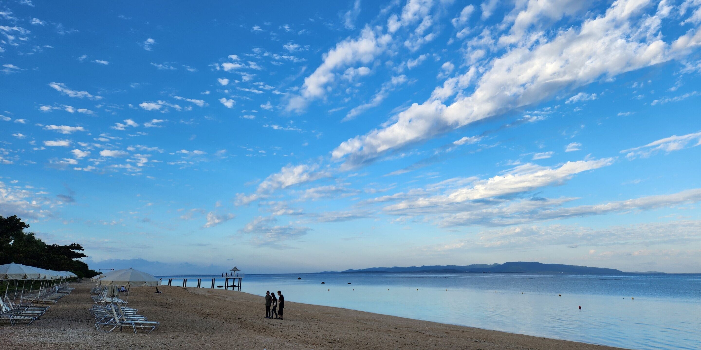 Beach nearby, white sand