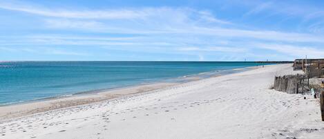 Accommodatie ligt op het strand