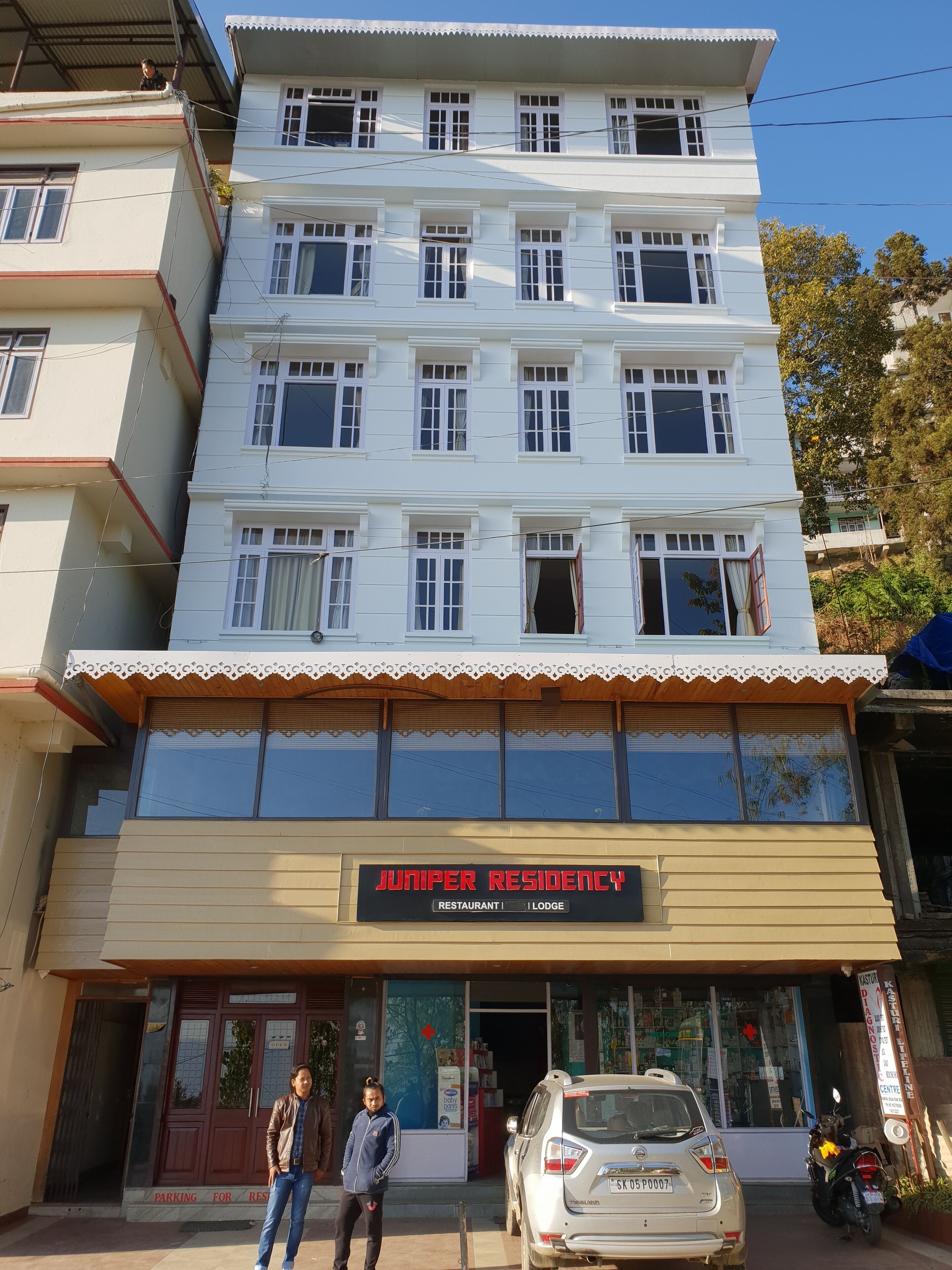 Fassade der Unterkunft