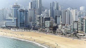 Quarto casal real, terraço (B) | Vista para praia/oceano