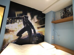 Family Quadruple Room, Non Smoking | Egyptian cotton sheets, premium bedding, memory foam beds