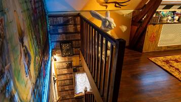 Chambre Double Supérieure, salle de bains attenante, vue jardin