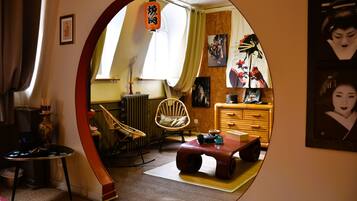 Svit Superior - eget badrum - utsikt mot trÀdgÄrden (Sayuri) | Lounge