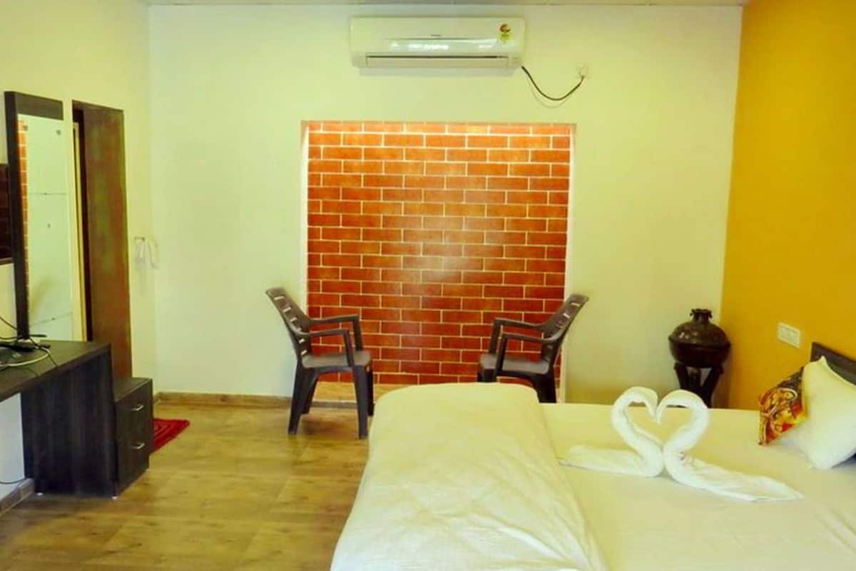 Deluxe-Ferienhaus, Nichtraucher, Gartenblick | 1 Schlafzimmer, BettwÀsche