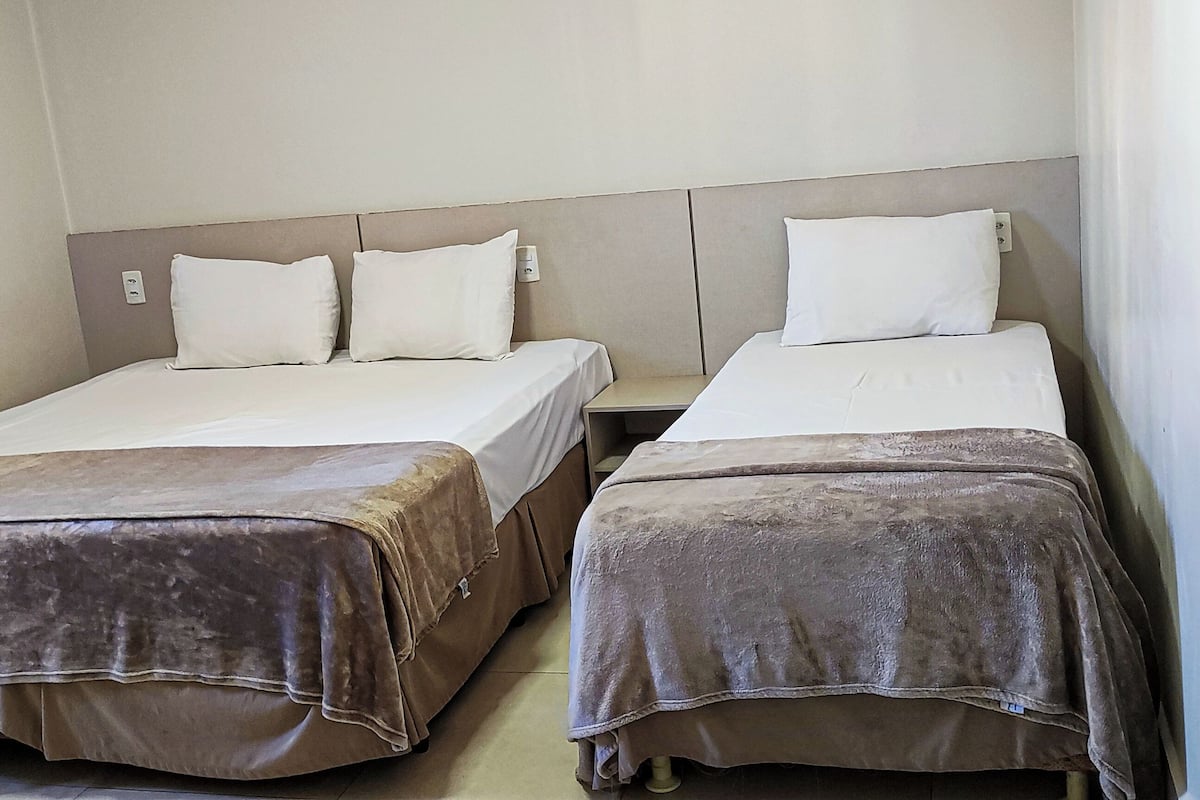 family triple room | desk, laptop workspace, blackout curtains, free wifi