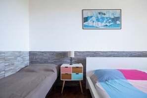 2 camere, ferro/asse da stiro, Wi-Fi gratuito, lenzuola