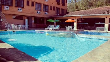 Indoor pool, outdoor pool