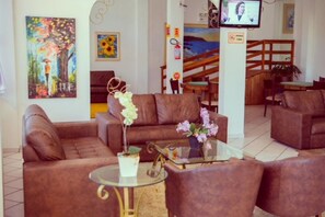 Sitteområde i lobbyen