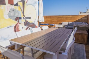 Business-Apartment, 1 Schlafzimmer | Terrasse/Patio
