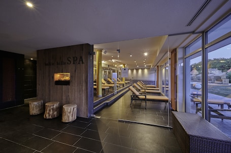 Un sauna, tratamientos corporales, aromaterapia. Dorint Resort Baltic Hills Usedom