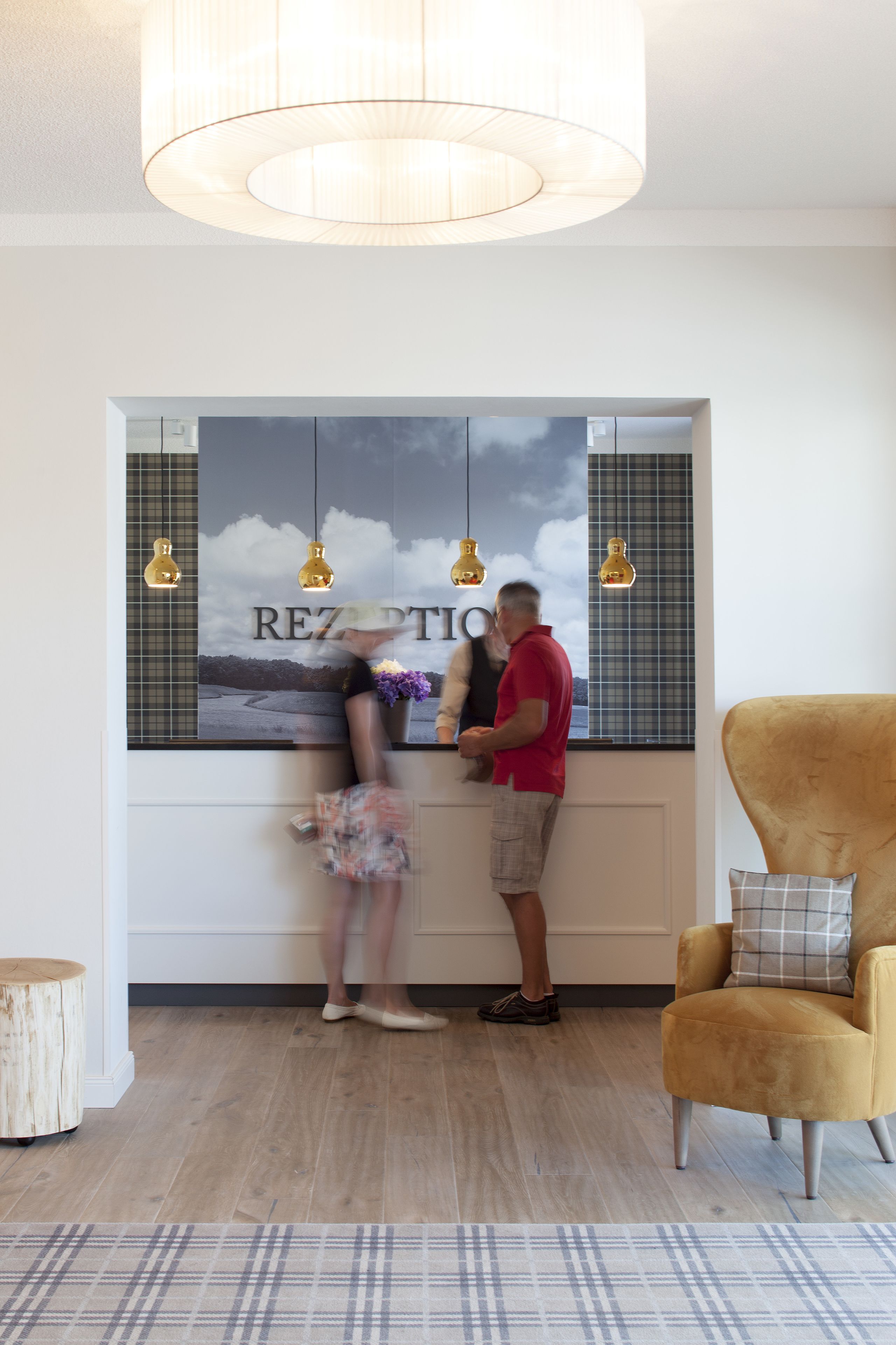 check-in/check-out kiosk