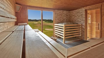 Sauna, Körperbehandlungen, Aromatherapie, Warmsteinmassagen