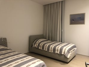 In-room safe, blackout curtains, soundproofing, iron/ironing board