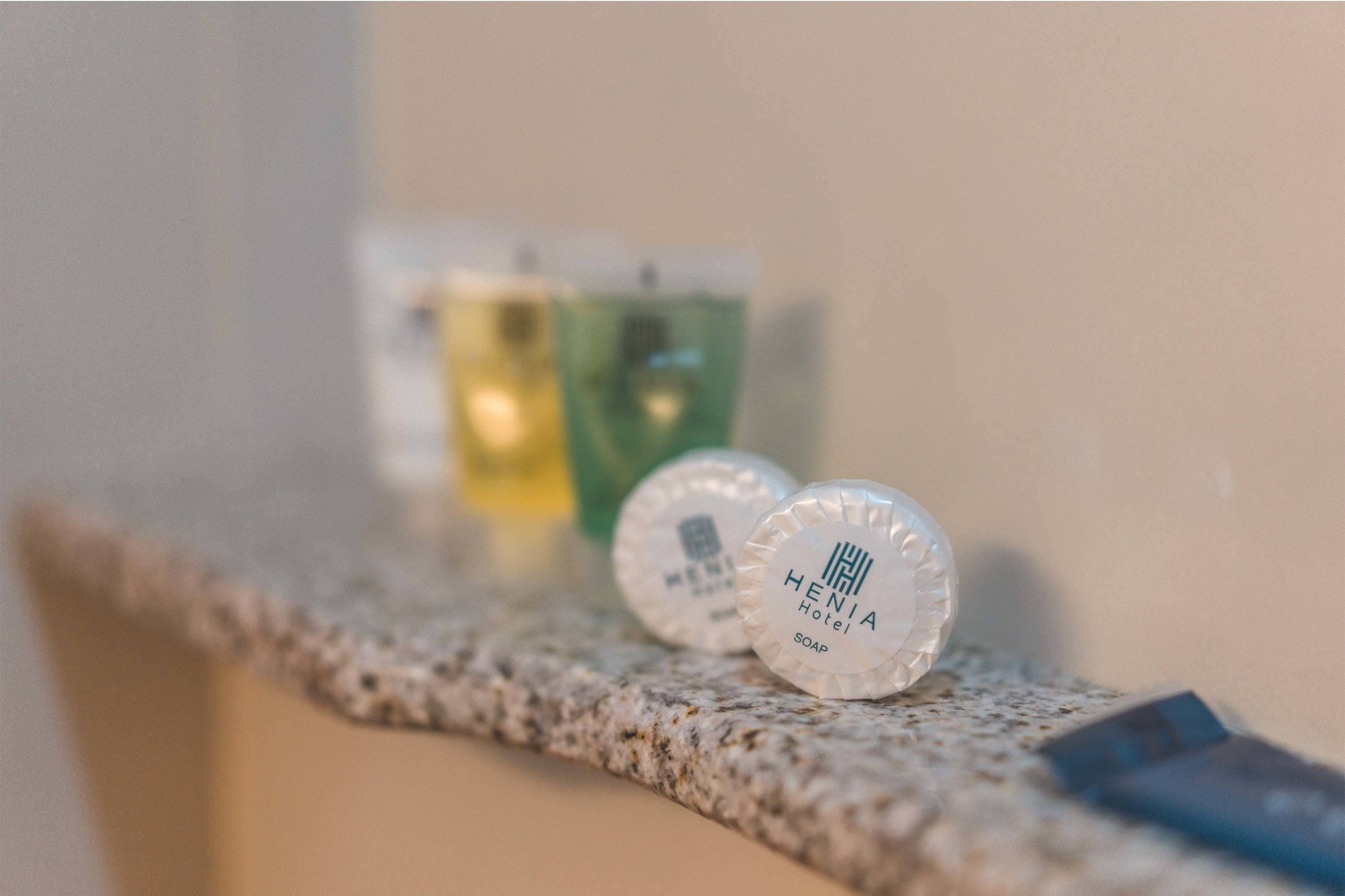 shower, free toiletries, slippers, bidet