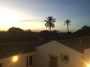Blick von der Unterkunft