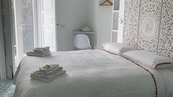 Deluxe Double Room, 1 Queen Bed, Balcony (Positano) | 1 bedroom, Egyptian cotton sheets, premium bedding, memory-foam beds