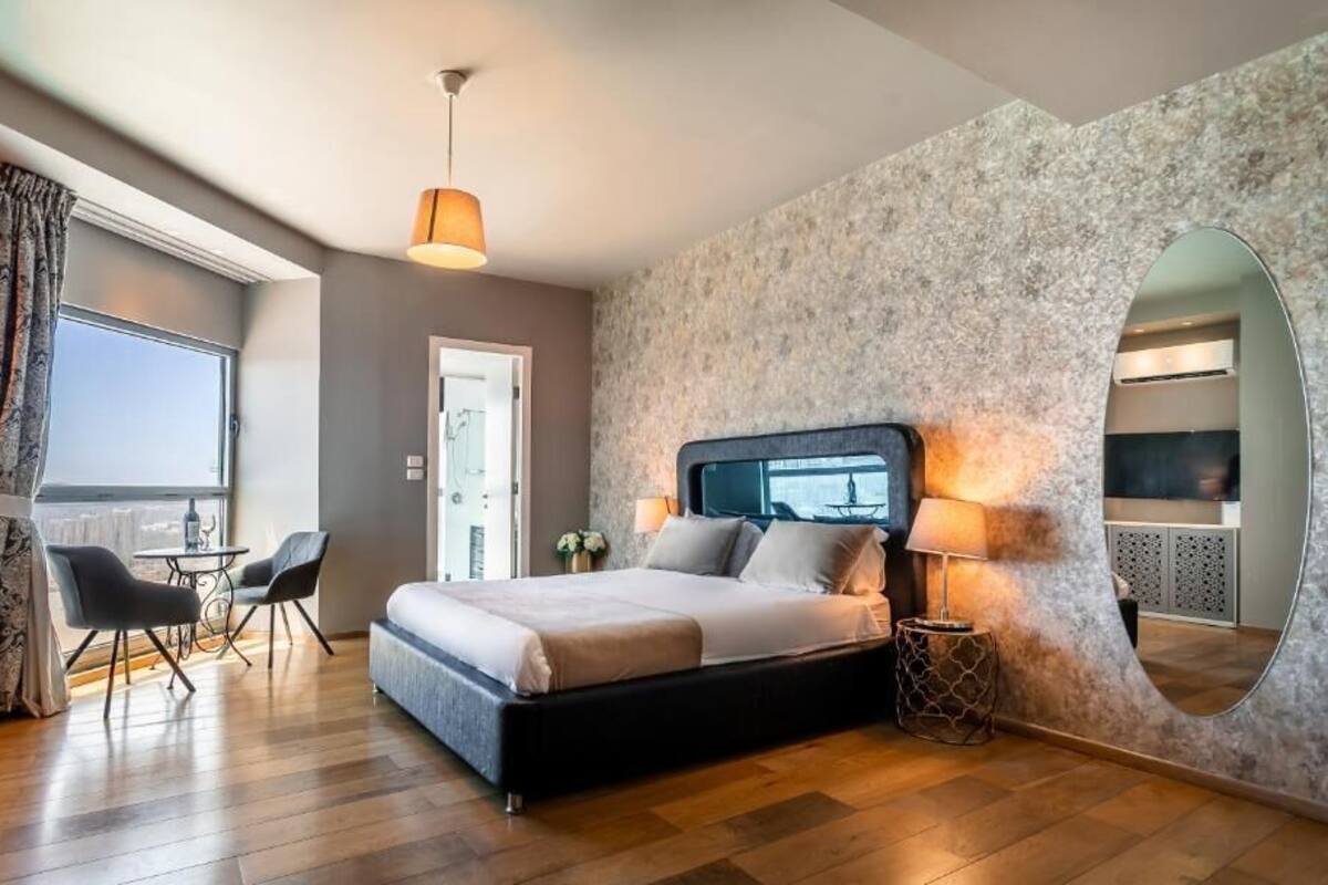 Superior Quadruple Room, City View | Desk, laptop workspace, soundproofing, iron/ironing board (on request)