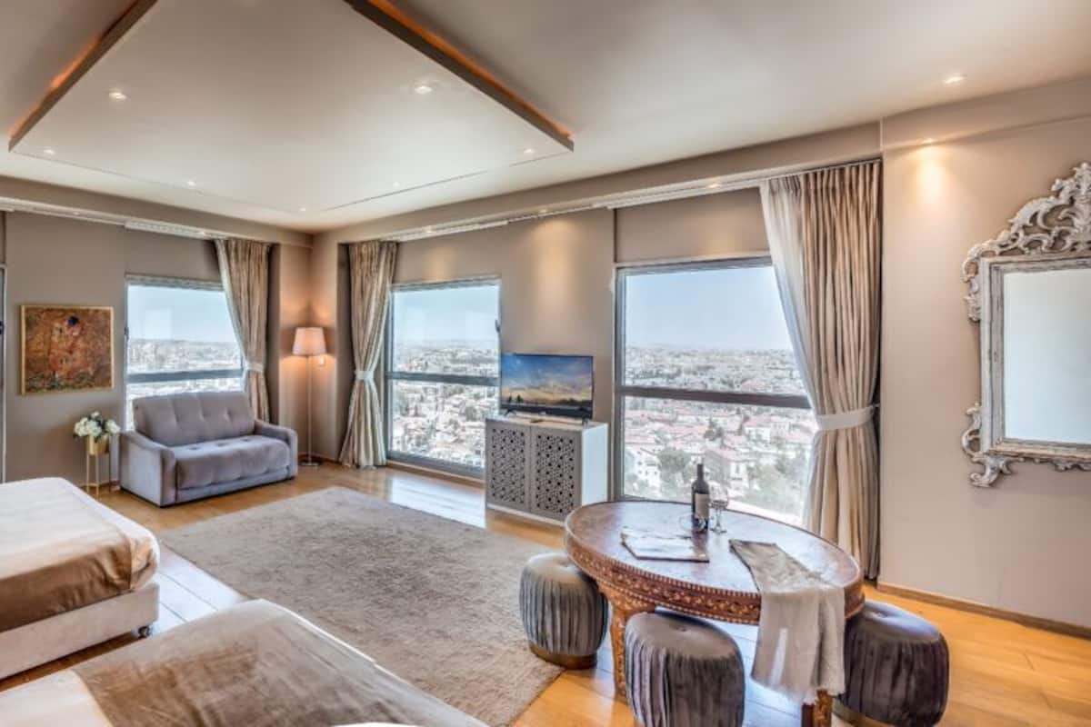 Luxury Room, City View | Desk, laptop workspace, soundproofing, iron/ironing board (on request)