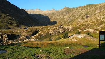 Vista a la montaña