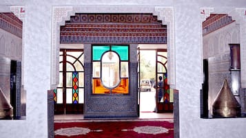 Interior entrance