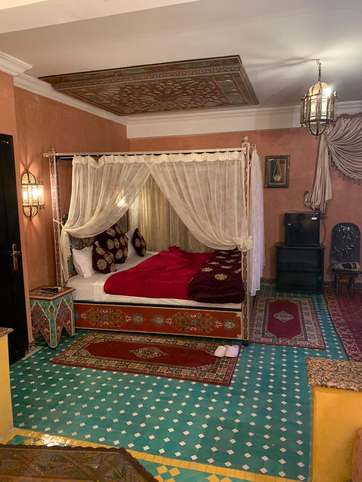 Blackout curtains, iron/ironing board, free WiFi, bed sheets