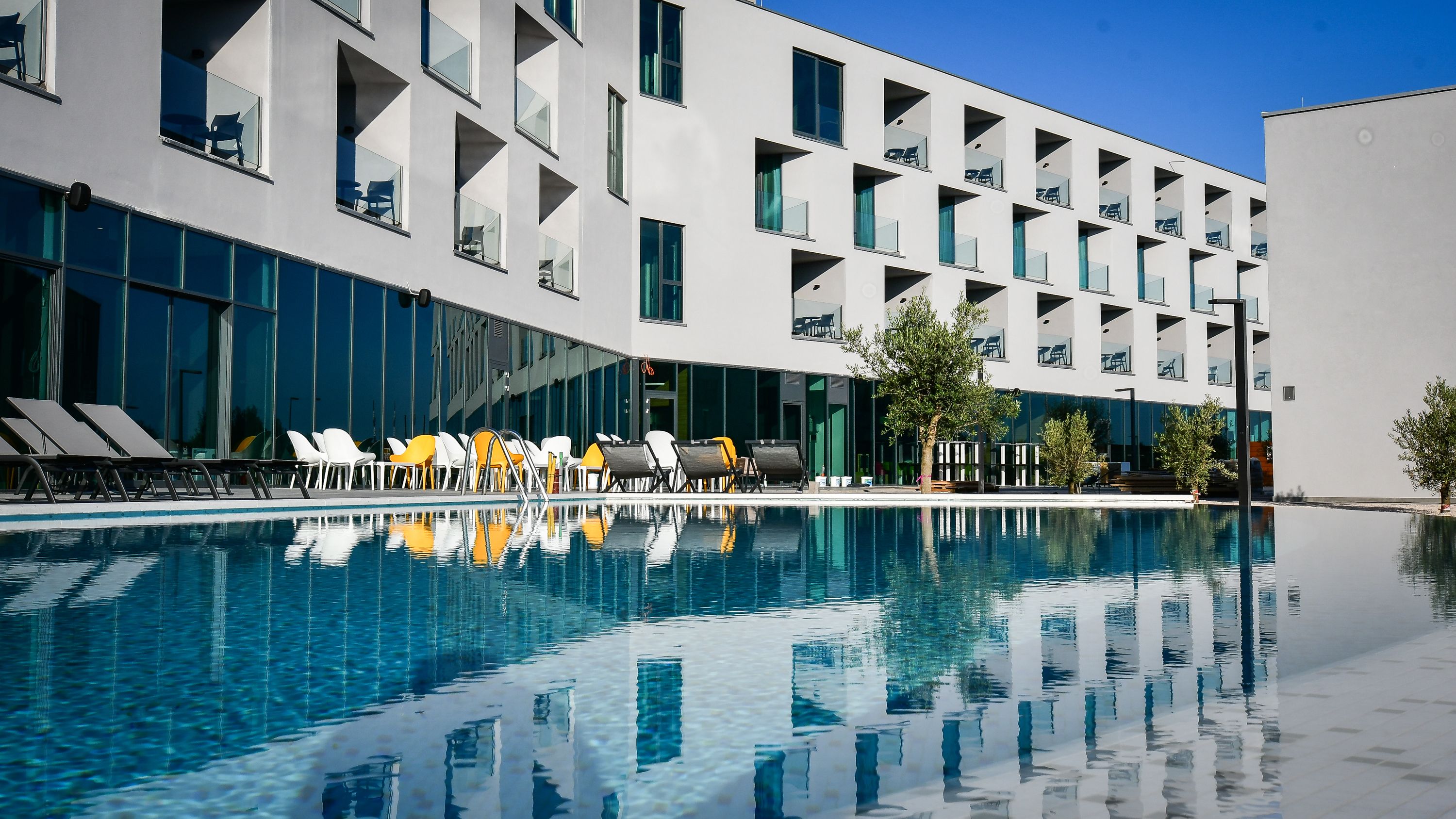 Voorkant van accommodatie