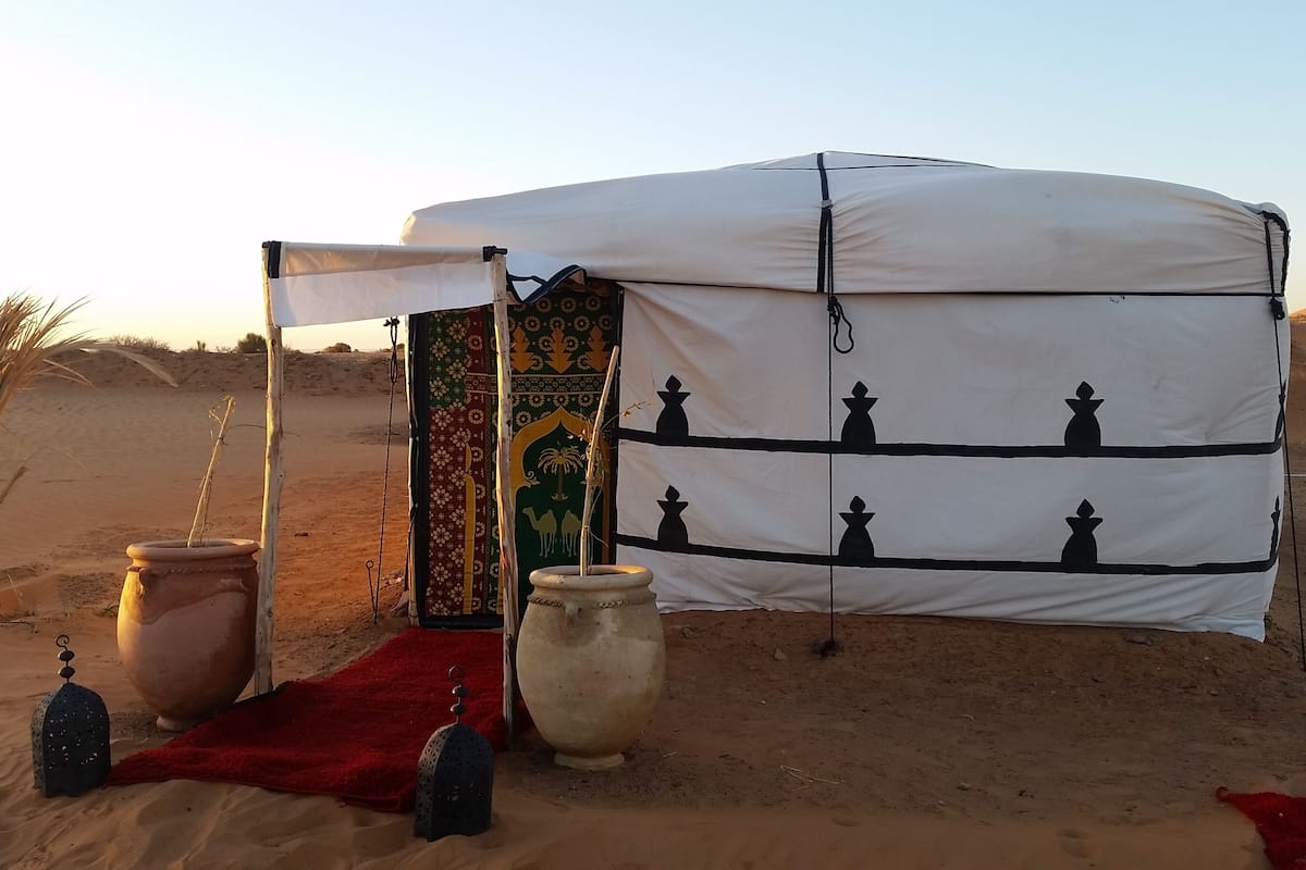 Tenda de campanya (Sultana) | 1 dormitori i roba de llit d'alta qualitat