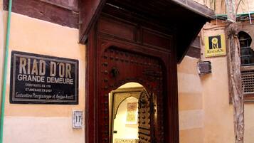 Entrée de l’hébergement