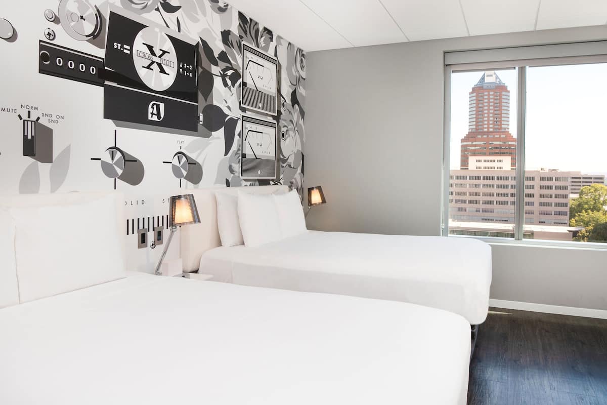 Pillowtop beds, in-room safe, desk, laptop workspace