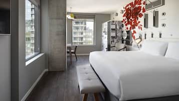 Pillow-top beds, in-room safe, desk, laptop workspace