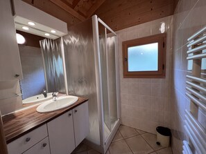 Shower, hair dryer