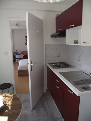 Fridge, microwave, oven, stovetop - F1 36 m2 Colmar city center 2 to 3 people (Colmar)